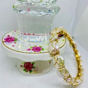 “Bimini” Artisan coin pearl bracelet.